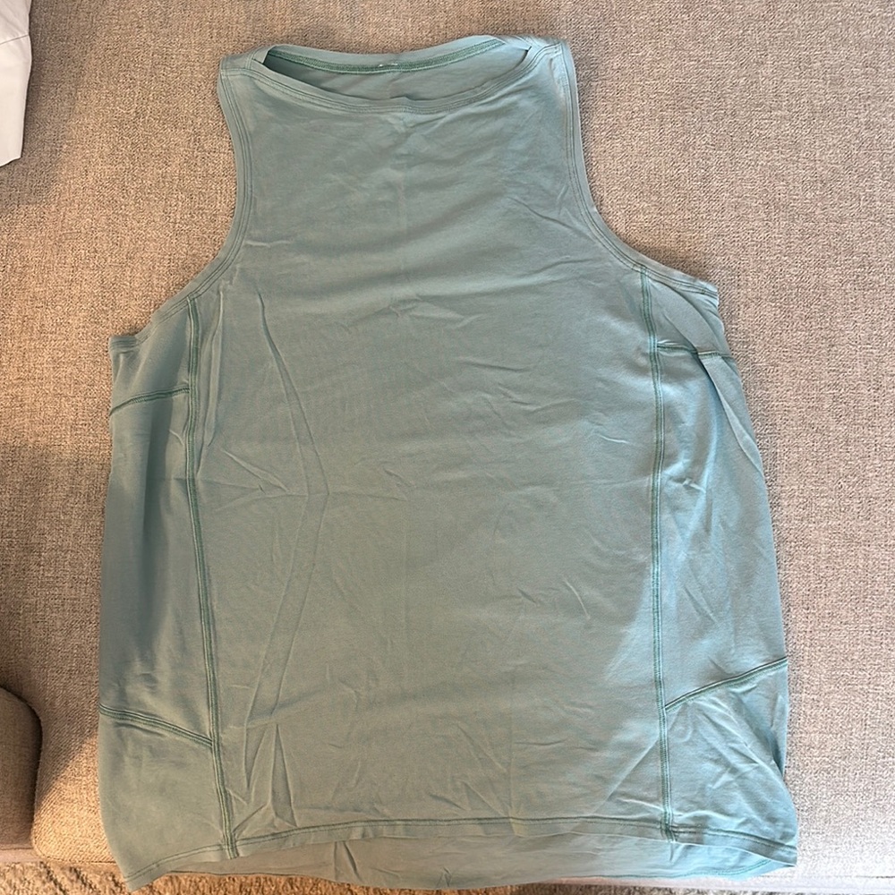 Lululemon Athletica Green Sleeveless Tank Top